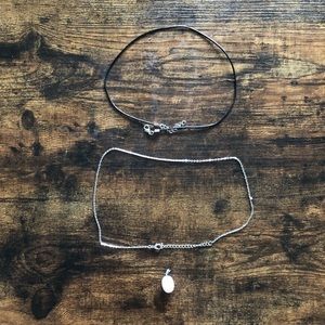 Rose Quartz Necklace w/ Chain & Rope - BRAND NEW